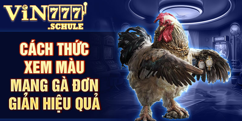 Cách thức xem màu mạng gà đơn giản hiệu quả